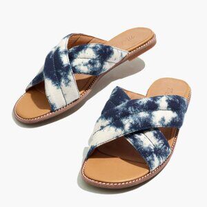 NEW Madewell Skyler Slide Sandal Tie-Dye